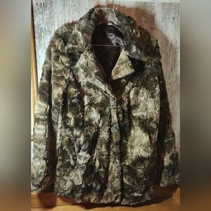 adidas Multitone Faux Fur Teddy Jacket